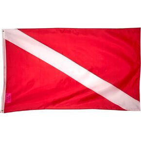 Diver Down Flag 3x5FT Polyester Banner Navy Nixon Water Swim Scuba USA