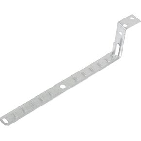 Xadnitu 100 Pack Stud Mounting Cable Support ，Galvanized Steel Stud Support with Locking Tab Silver Box Fasteners for All Indoor and Outdoor Cable Management Needs