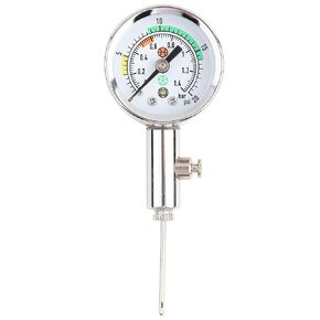 Ball Pressure Gauge, Mini Utility Air Pressure Gauge Barometer Tool for Basketball Football Volleyball