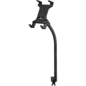 Tackform Tablet Mount for Car and Truck [ELD Mount] Industrial 22 Inch Aluminum Rod Gooseneck Seat Rail Holder for Taxi, Van, Vehicle, Semi, etc. Compatible with iPad, Galaxy, Surface and More.