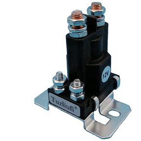 Starter Solenoid Magnetic Relay Switch Compatible with 120-105751 120-105751-6 120-901 120-901S1 120-107112 3916301 3916302 5265270 PowerStroke Glow Plug Grid Heater 7.3L 12V 4 Terminals Z424
