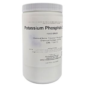 Potassium Phosphate, Dibasic Food Grade 1kg (1000g) Jar