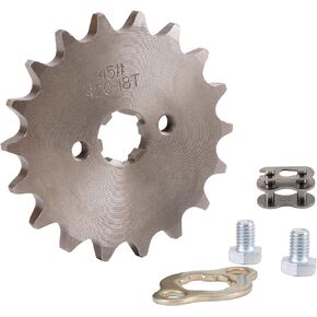 WOOSTAR Motorcycle 420-14T Front Sprocket 17mm for 50cc 70cc 90cc 110cc 125cc Dirt Pit Bike Mini Bike ATV 4 Wheeler Moped