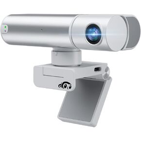 PTZ 2K Webcam, Streaming Camera with AI Tracking & Auto Framing, Gesture Control, Zoom Certified, Dual Omnidirectional Noise-Canceling Microphones, Video Camera for Video Calls/Live Streaming in Kuwait