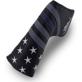 Craftsman Golf Blue Strips Golf Putter Blade Head Cover غطاء الرأس إغلاق مغناطيسي لسكوتي كاميرون أوديسي متاح لتخصيص واحد مع اسمك