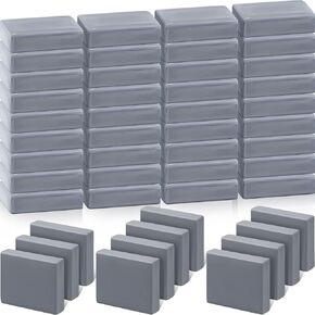 100 Pack Kneaded Rubber Erasers Bulk Drawing Art Moldable Kneaded Gray Sketching Erasers for Artists Blend, Shade, Smooth, Correct, and Brighten Your Sketches and Drawings