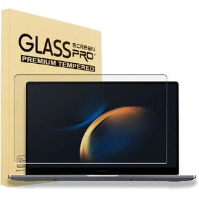 16 inch Tempered Glass Screen Protector For 2023 Samsung Galaxy Book 3 Pro 16 inch/Galaxy Book 3 Ultra 16 inch/Galaxy Book 3 Pro 360 16 inch Touchscreen Laptop, 9H,Bubble Free, 2.5D