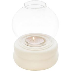 Shimmer Glass-Encased Candle Holder: Setting a Cozy Winter Ambiance at Home