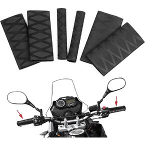 Non-Slip Heat Shrink Motorbike Grips Sleeve,Easily Solve Aging Aticky Hands,Compatible for Ducati Honda Yamaha Triumph Suzuki Kawasaki Dirt Bike ATV Handles Grips,Heating Handlebar Grips
