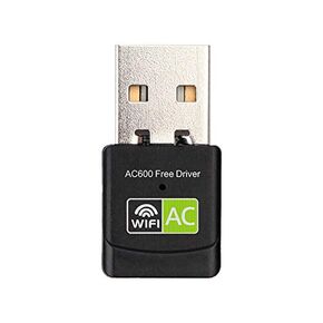 600Mbps Wireless USB WiFi Adapter, with External Antenna, Dual Band 2.4GHz/5GHz, Compatible with Windows 10/8/7/XP, MAC OS, Linux etc