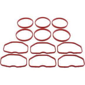 MOTOKU Upper and Lower Intake Manifold Gasket Gaskets for Audi Q5 SQ5 Q7 A7 A6 A8 Quattro S4 S5 Touareg 3.0 V6