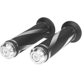 7/8" Aluminum Rubber Gel Hand Grips for Motorcycle Sports Bikes Handlebar