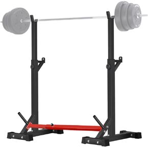 CANPA Adjustable Squat Rack Stand Multi-Function Barbell Rack Weight Lifting Gym Dumbbell Racks Home Gym Bench Press Rack Dumbbell Racks Stands 600Lbs