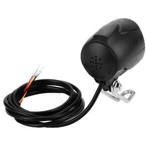 48v Ebike Light,2 in 1 Bike Headlight Front Light LED Lamp Horn for Electric Bicycle E Bike 6V Led Light for Bafang 48 Volt Bike Light 48 Volt Headlight Horn