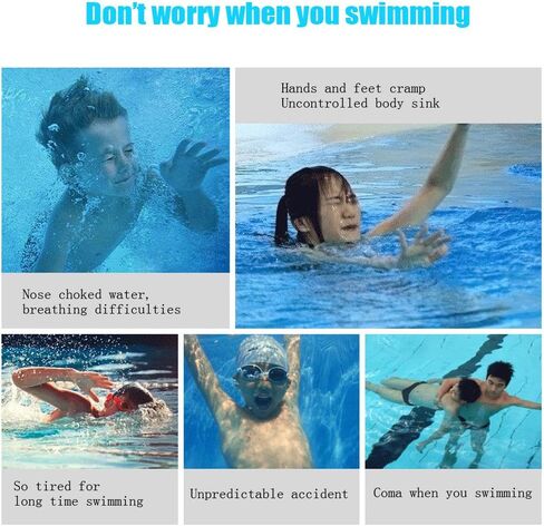 Anti Drowning Bracelet, Portable Wearable Inflatable Wristband, Emergency Float Rescue Device, Lifesaving Buoyancy Swim Bracelet for Kids Adults in Kuwait