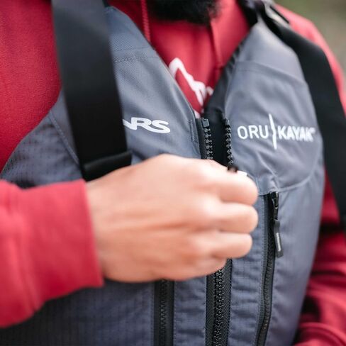 سترة النجاة ORU PFD | سترة أمان مائية، معتمدة من خفر السواحل، نوع خفر السواحل الأمريكي NRS: III، مقاس قابل للتعديل، للجنسين، خفيف الوزن، عالي الحركة، المادة: نايلون مقاوم للتمزق 400 دينير، الحجم: XS/M in Kuwait