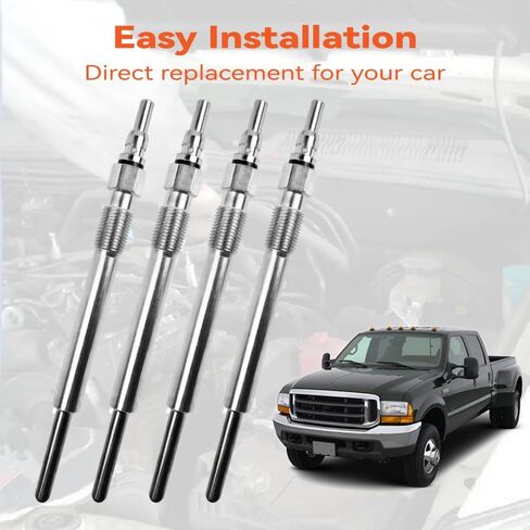 8 قطعة توهج الديزل المكونات ل 1995-2003 7.3L Powerstroke E350 ، 2000-2003 E450 E550 ، 1999-2003 F250-F550 ، استبدال OEM # F4TZ-12A342-BA ، ZD-11 in Saudi Arabia