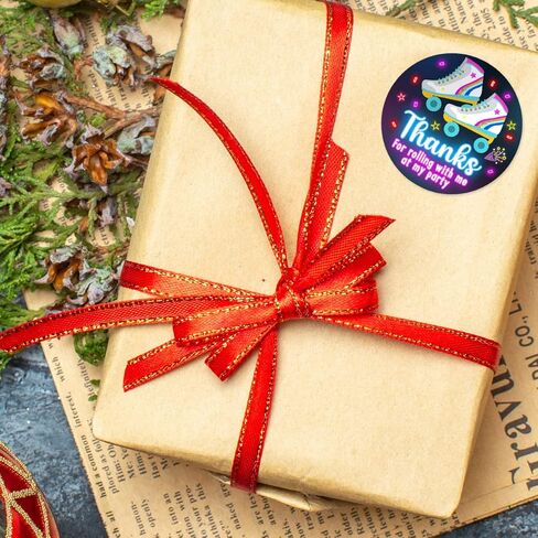 ملصقات ملصقات لحفلات التزلج على الجليد، ملصقات على شكل دائرة مقاس 2 بوصة، رائعة لهدايا الحفلات، وأختام الأظرف وحقائب الهدايا الجيدة (54 قطعة) in Kuwait