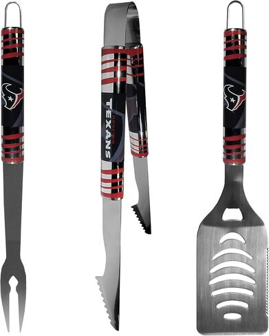 NFL Siskiyou Sports Fan Shop Houston Texans Tailgater BBQ Set 3 piece Team Color in Saudi Arabia