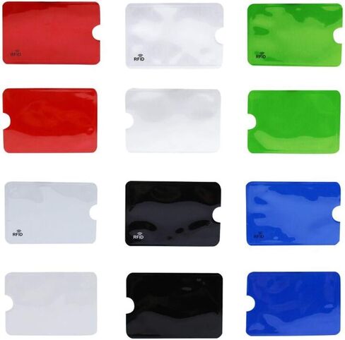 JUMISEE (60 حزمة) أكمام حجب RFID ثلاثية الأبعاد، حامل للبطاقات، محفظة مضادة للسرقة، حافظة حماية لبطاقات الائتمان، حافظة آمنة لمنع سرقة الهوية in Kuwait