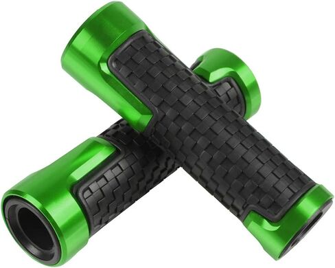 7/8" 22mm Motorcycle CNC Aluminum Powersports Handlebar Grips Fit for Ninja 250R 300R 250 650 1000SX ZX6R ZX9R ZX10R ZX12R ZX14R ER6F ER6N (Black) in Saudi Arabia