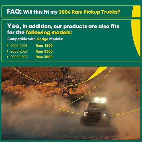 YHTAUTO Wheel Fender Flares Cover Fits 2002-2008 Dodge Ram 1500, 2003-2009 Ram 2500/3500 Fleetside Only, Front & Rear Paintable Wheel Cover Protector Pocket Bolt Riveted Style, Textured Black in Kuwait