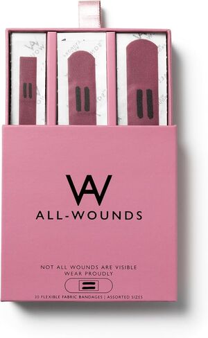 Equality Bandages | Flexible Fabric Adhesive Bandages | for Minor Cuts and Scrapes or Whenever | Assorted Sizes | 30 Count (Dusty Rose) in Saudi Arabia