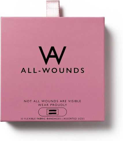 Equality Bandages | Flexible Fabric Adhesive Bandages | for Minor Cuts and Scrapes or Whenever | Assorted Sizes | 30 Count (Dusty Rose) in Saudi Arabia