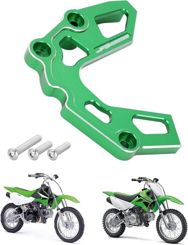 JFG سباق الترابية دراجة ضرس الحرس سلسلة غطاء حالة التوقف الحرس حامي ل KLX 110 KLX110 KLX110L KLX110R 2002-2023 DRZ110 2003-2006 الأخضر in Saudi Arabia