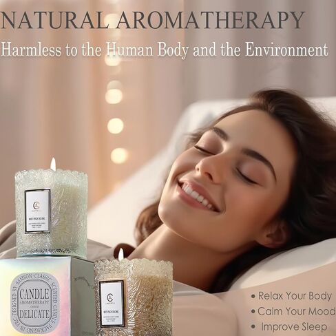 شمعة عطرية بعلبة زجاجية أنيقة - صويا طبيعية 100%، 200 جرام، وقت احتراق 30 ساعة - عطر منزلي مثالي، هدايا مدروسة للنساء (الخزامى) in Kuwait