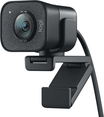 Logitech StreamCam Plus Webcam with Tripod (Graphite) (Renewed) in Saudi Arabia