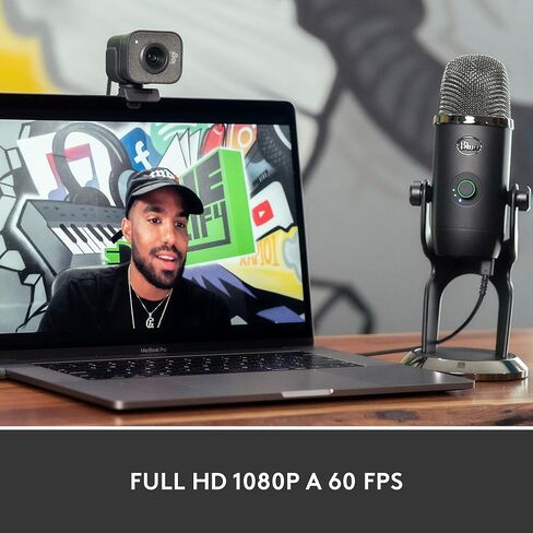 Logitech StreamCam Plus Webcam with Tripod (Graphite) (Renewed) in Saudi Arabia