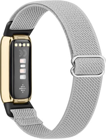 سوار Meliya متوافق مع أحزمة Fitbit Luxe للنساء والرجال، سوار معصم مرن ناعم من النايلون بديل لحزام رياضي لمتتبع اللياقة البدنية Fitbit Luxe in Saudi Arabia