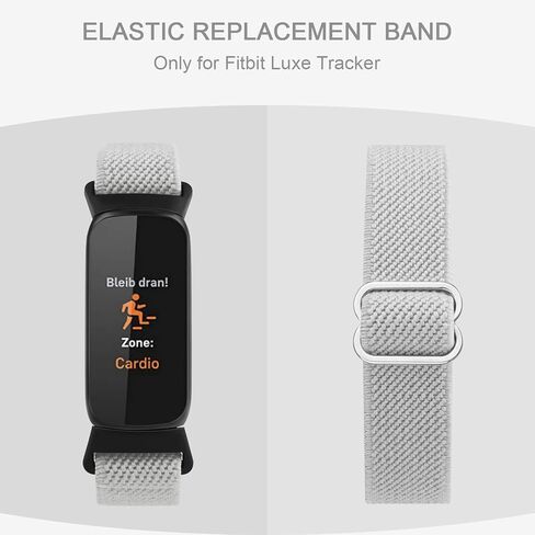 سوار Meliya متوافق مع أحزمة Fitbit Luxe للنساء والرجال، سوار معصم مرن ناعم من النايلون بديل لحزام رياضي لمتتبع اللياقة البدنية Fitbit Luxe in Saudi Arabia