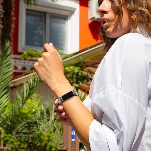 سوار Meliya متوافق مع أحزمة Fitbit Luxe للنساء والرجال، سوار معصم مرن ناعم من النايلون بديل لحزام رياضي لمتتبع اللياقة البدنية Fitbit Luxe in Saudi Arabia