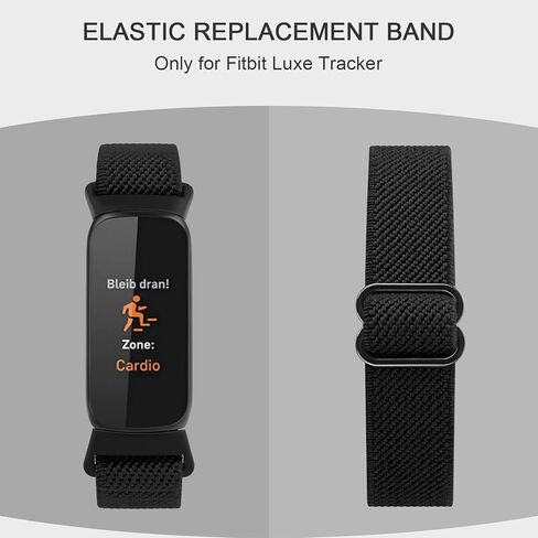 سوار Meliya متوافق مع أحزمة Fitbit Luxe للنساء والرجال، سوار معصم مرن ناعم من النايلون بديل لحزام رياضي لمتتبع اللياقة البدنية Fitbit Luxe in Saudi Arabia