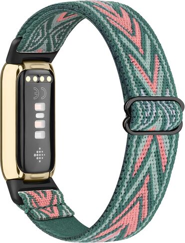 سوار Meliya متوافق مع أحزمة Fitbit Luxe للنساء والرجال، سوار معصم مرن ناعم من النايلون بديل لحزام رياضي لمتتبع اللياقة البدنية Fitbit Luxe in Saudi Arabia