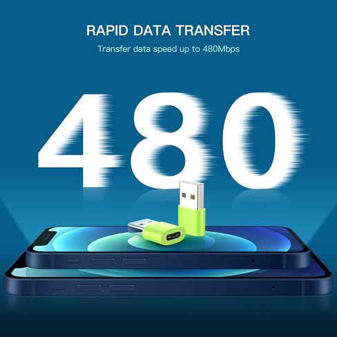 yootech محول USB C أنثى إلى USB ذكر 4 حزم، محول USB إلى USB C، محول شاحن طاقة من النوع C لهاتف iPhone 15 14 13 12 Pro Max Plus، لساعة Apple Watch Series 9 8 7، لأجهزة Airpods والمزيد، رمادي in Kuwait