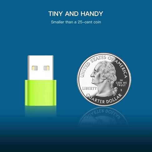 yootech محول USB C أنثى إلى USB ذكر 4 حزم، محول USB إلى USB C، محول شاحن طاقة من النوع C لهاتف iPhone 15 14 13 12 Pro Max Plus، لساعة Apple Watch Series 9 8 7، لأجهزة Airpods والمزيد، رمادي in Kuwait