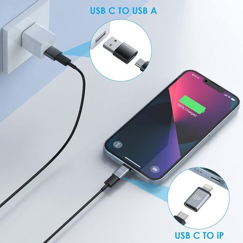 USB to USB C,Type C Female to USB Male,Type C Male to Type C Female,Micro USB,Compatible Mode,IP,Laptop, PC, Power Bank and More Type C Devices（5Pack） in Saudi Arabia