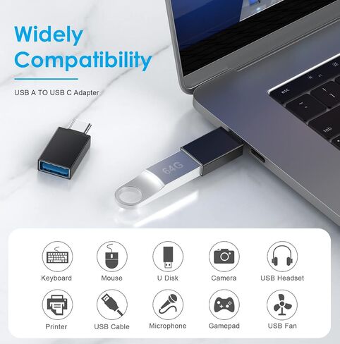 USB to USB C,Type C Female to USB Male,Type C Male to Type C Female,Micro USB,Compatible Mode,IP,Laptop, PC, Power Bank and More Type C Devices（5Pack） in Saudi Arabia