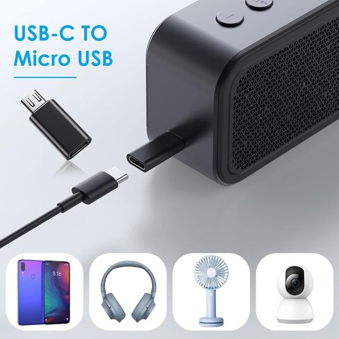 USB to USB C,Type C Female to USB Male,Type C Male to Type C Female,Micro USB,Compatible Mode,IP,Laptop, PC, Power Bank and More Type C Devices（5Pack） in Saudi Arabia