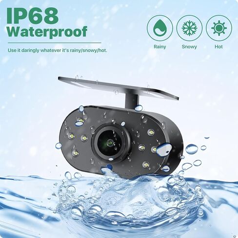 كاميرا احتياطية للوحة ترخيص السيارة WiFi، GreenYi Wireless لمراقبة 720P HD كاميرا خلفية/أمامية عكسية لوحدات رأس راديو Android لما بعد البيع iPhone iPad Android والهواتف الذكية والأجهزة اللوحية in Kuwait