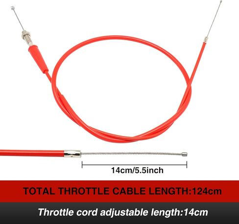 Throttle Grip Motorcycle 7/8" 22mm CNC Aluminum Quick Twister with Throttle Cable and Handlebar Grip for CRF50 KLX SSR TTR 110 125 150 200 250cc Dirt Pit Bike ATV Mini Bike in Saudi Arabia