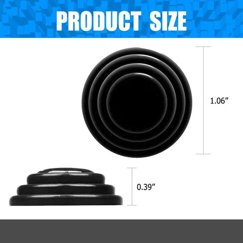 deemars 10 Pcs Car Door Shock Absorber, Car Door Shock Absorbing PVC Gaskets, Door Edge Guard Bumper Cushion, Car Door Soundproof Stickers-Collision Gasket Car Accessories Fit All Cars in Saudi Arabia