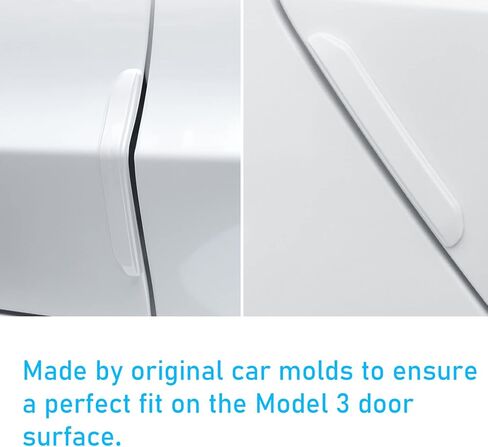 Compatible with Tesla Model 3 Door Edge Guards Protector,4 Pcs Black Car Door Anti-Collision Strips for Model 3 2017 2018 2019 2020 2021 2022 2023 Scratch Guard Model 3 Door Protector Strip in Kuwait