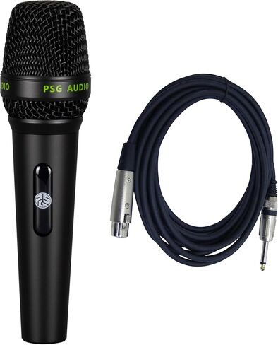 ميكروفون ديناميكي C350 مع كبسولة قلبية فائقة وكابل XLR إلى 1/4، مُحسّن لجميع التطبيقات الصوتية، ويقلل من التعامل مع الضوضاء دون المساس بجودة الصوت (مصمم في الولايات المتحدة الأمريكية) in Kuwait