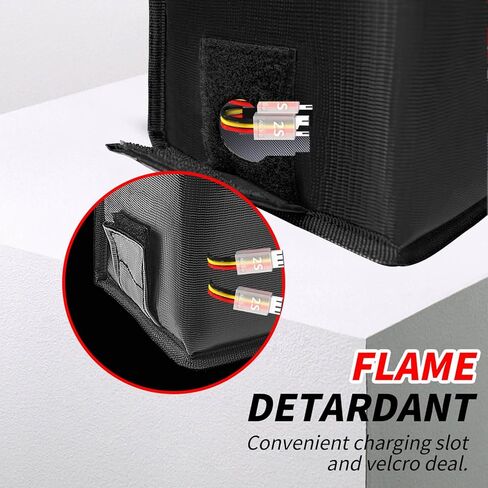 حقيبة بطارية ليبو شحن آمن ومضادة للحريق مع إنذار، حقيبة تخزين بطارية ليبو مرئية في الظلام مع شرائط عاكسة، حقيبة صندوق حماية بطارية ليبو ذات سعة كبيرة in Kuwait