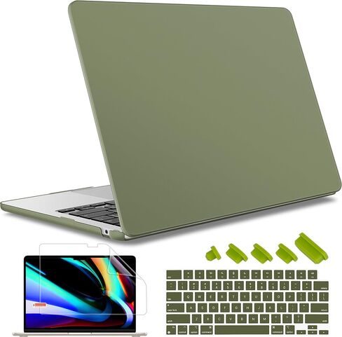 May Chen متوافق مع حافظة M3 MacBook Air 13.6 بوصة 2022 2023 2024 A3113 A2681 M2 Chip، حافظة بلاستيكية صلبة لجهاز MacBook Air 13.6 بوصة مع شاشة Retina سائلة تناسب معرف اللمس، لمعان شفاف in Kuwait