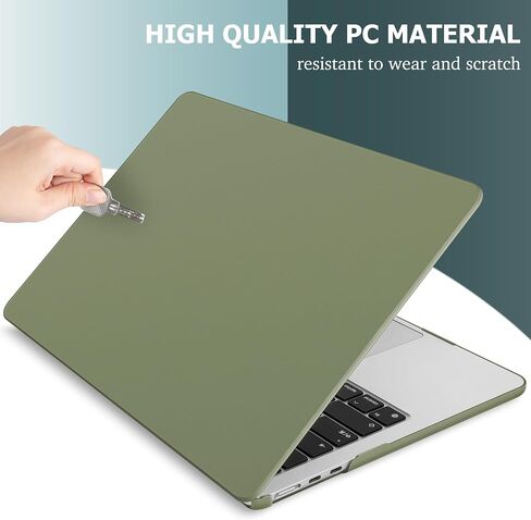 May Chen متوافق مع حافظة M3 MacBook Air 13.6 بوصة 2022 2023 2024 A3113 A2681 M2 Chip، حافظة بلاستيكية صلبة لجهاز MacBook Air 13.6 بوصة مع شاشة Retina سائلة تناسب معرف اللمس، لمعان شفاف in Kuwait